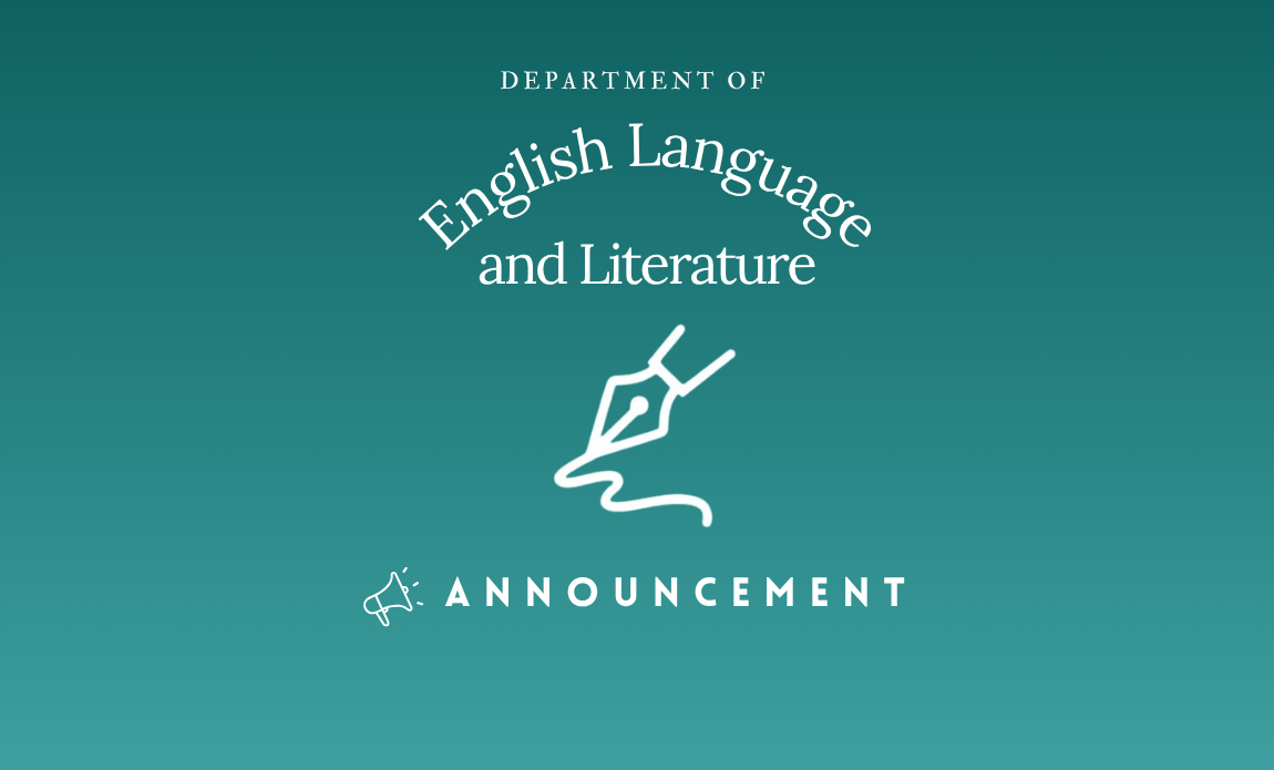 Updated English Language and Literature Department 2025 Spring Exam Schedule