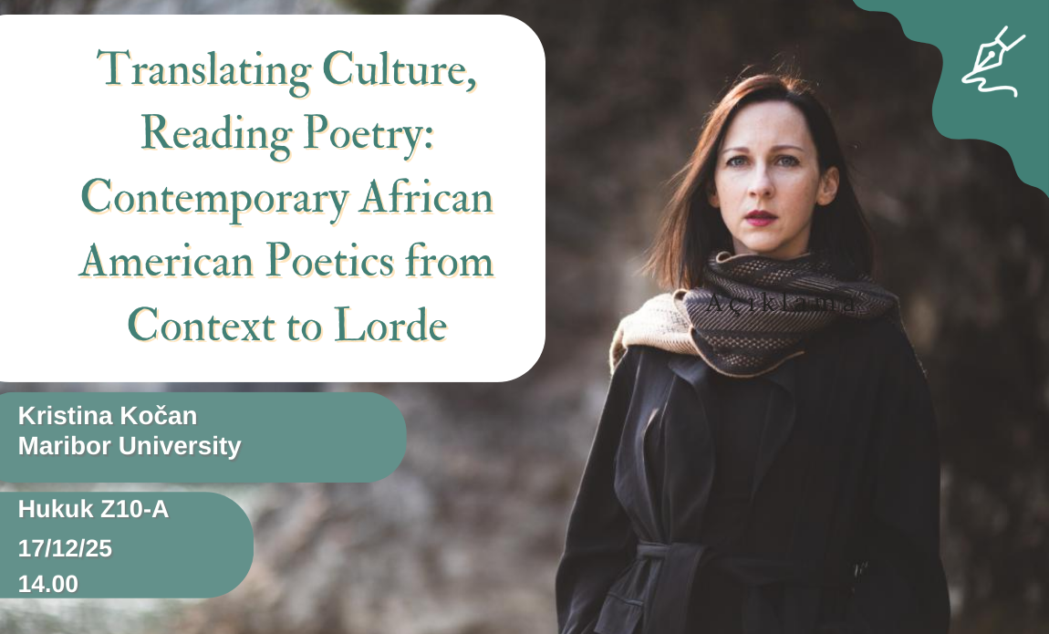 English Language and Literature Guest Speaker: Kristina Kočan