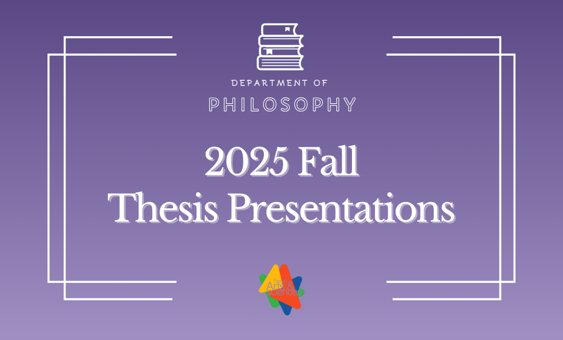 2025 Fall Semester Undergraduate Thesis Presentations