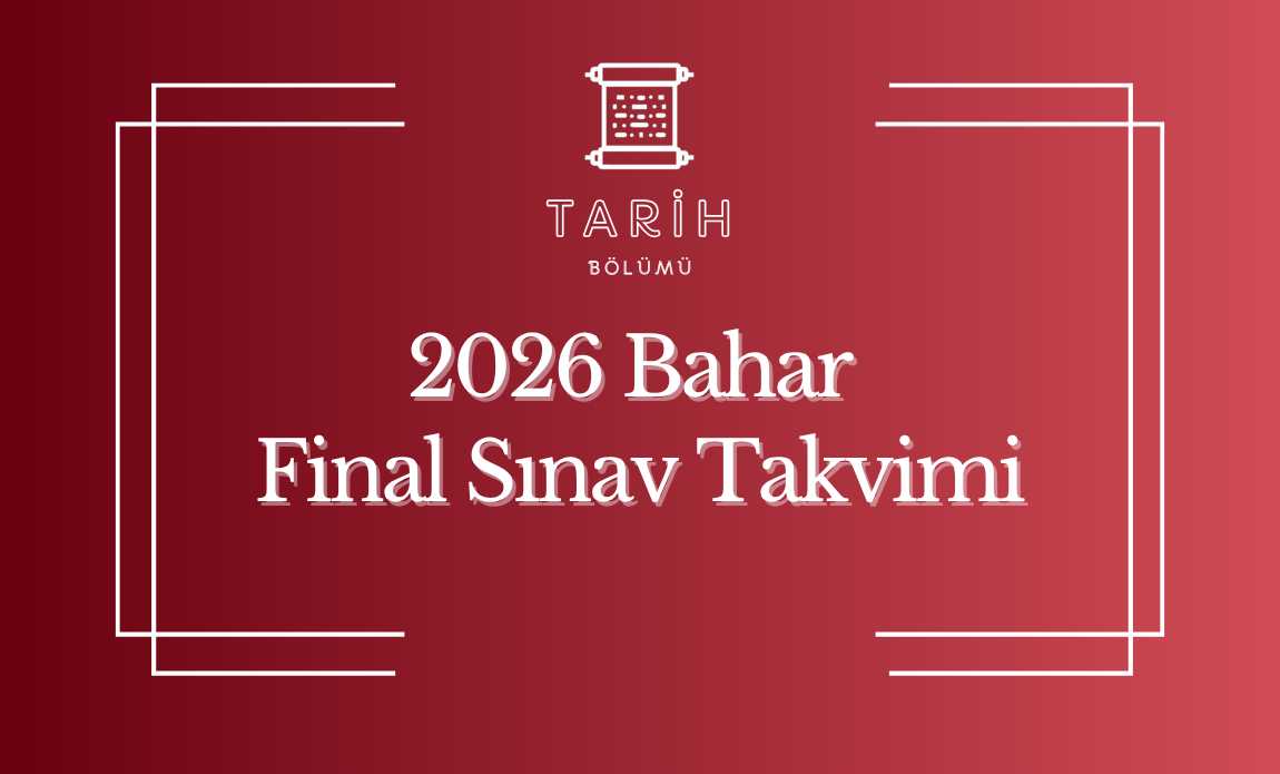 2026 Bahar Final Sınav Takvimi