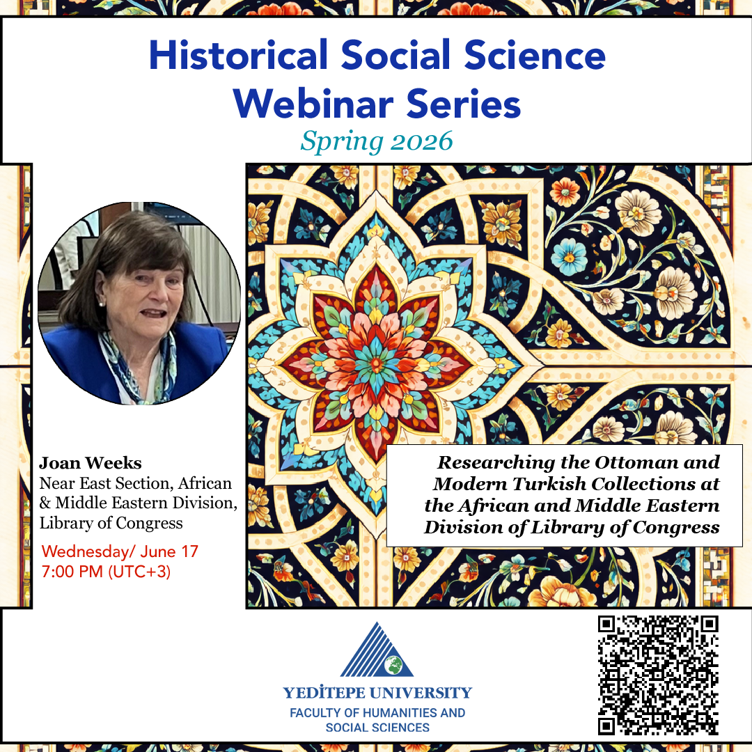 Historical Social Science Webinar Series Spring 2026 - Joan Weeks