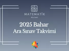 2025 Bahar Ara Sınav Takvimi