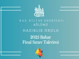 hazırlık final takvim