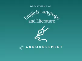 Updated English Language and Literature Department 2025 Spring Resit Exam Schedule