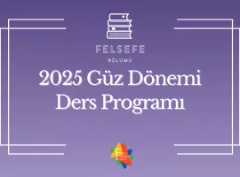 2025 Güz Dönemi Ders Programı 
