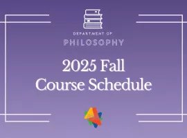 2025 SPRING COURSE SCHEDULE