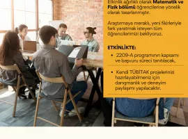 2209-A Üniversite Öğrencileri Araştırma Projeleri Destekleme Programı Bilgilendirme Günü