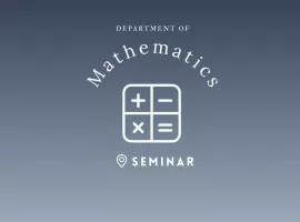 Mathematics Seminar by Fatih Şirin (Haliç University)