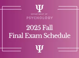 Psikoloji Bölümü Final Takvimi