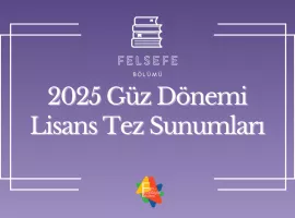 2025 Güz Dönemi Lisans Tez Sunumları