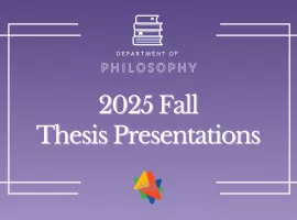 2025 Fall Semester Undergraduate Thesis Presentations