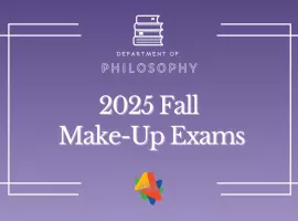 2025-2026 Fall Semester Make-up Exam Schedule